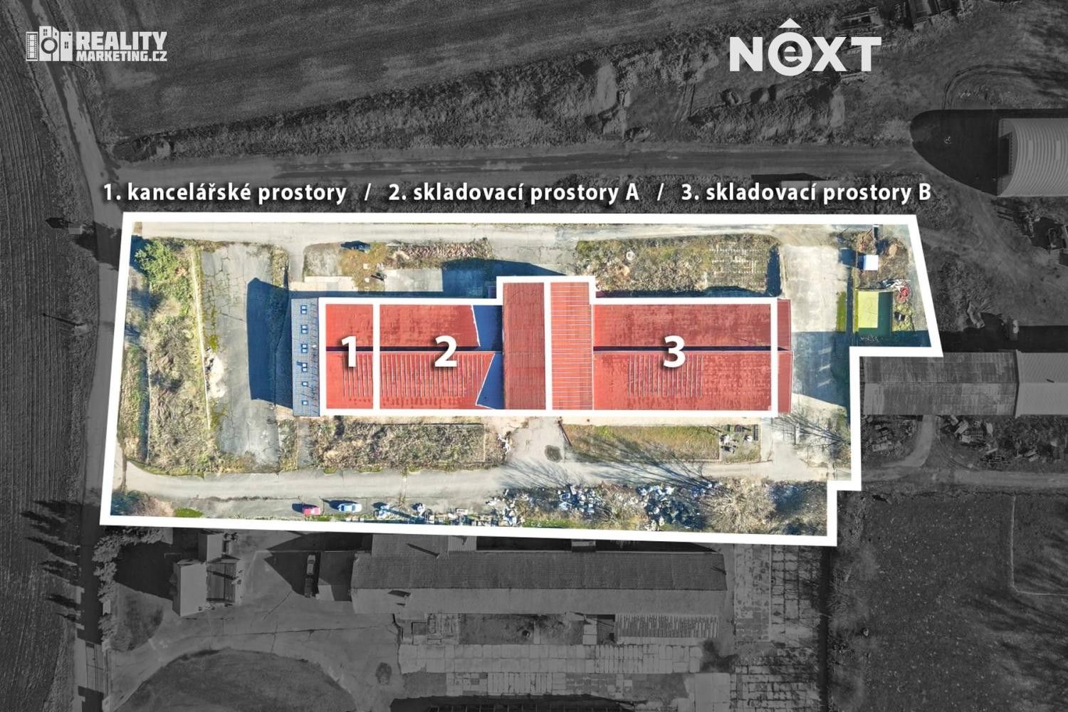 Sklad · 2 417 m² · Rostěnice-Zvonovice Zvonovice - 3