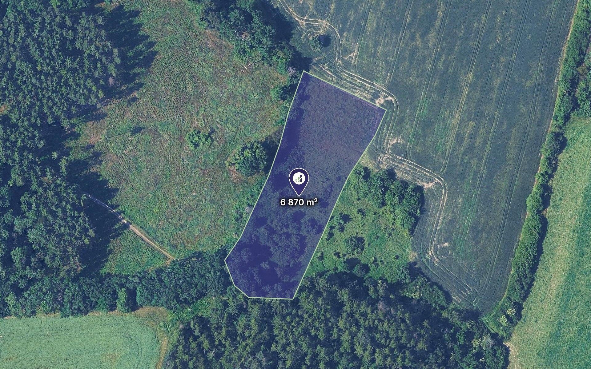 Zemědělské pozemky, Starý Plzenec, 6 870 m² - 1
