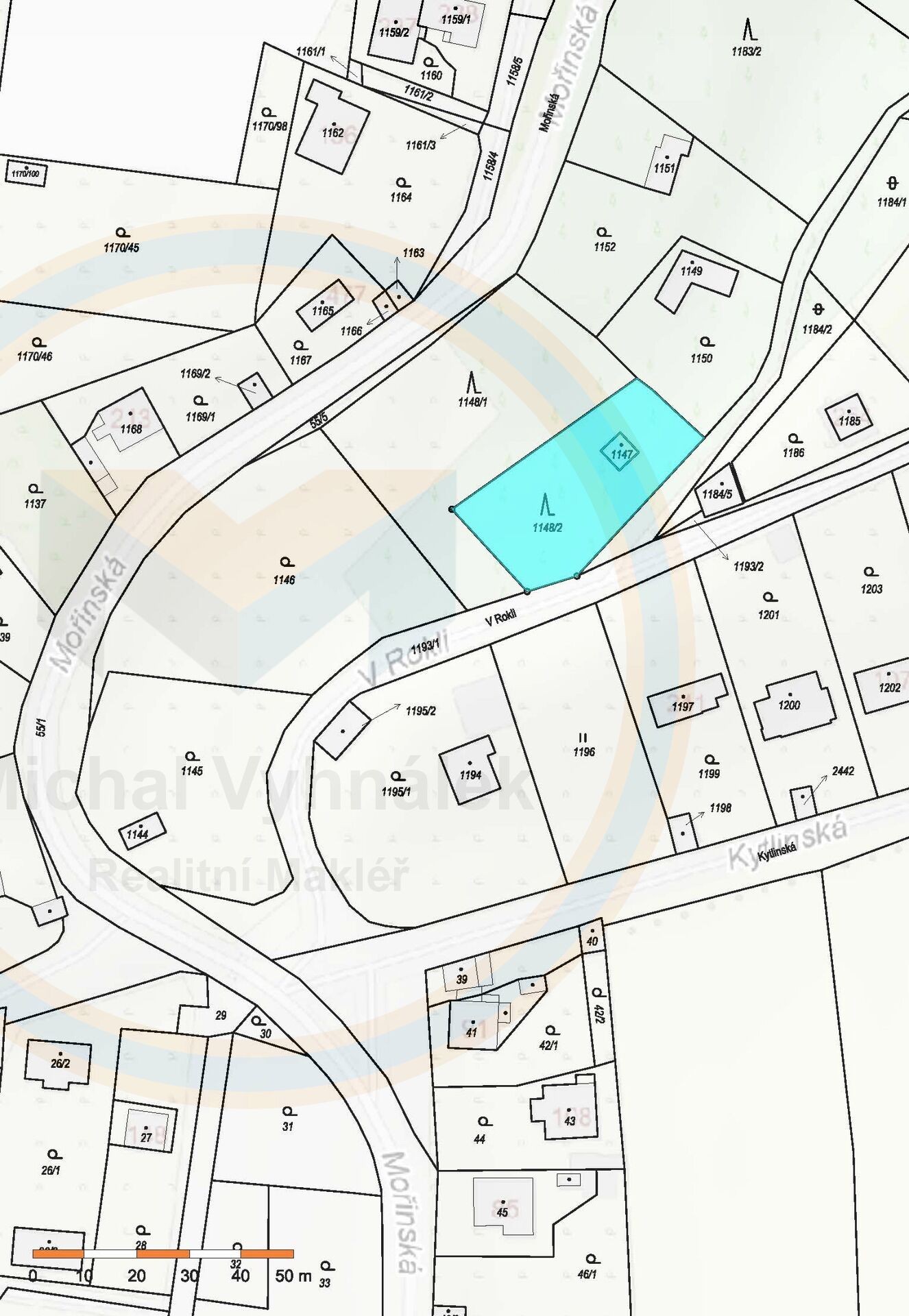 Prodej pozemek pro bydlení - V Rokli, Hlásná Třebaň, 932 m² - 5