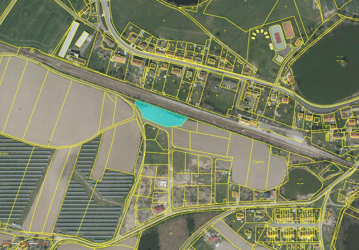 Prodej zahrada - Čejetice, 3 417 m²