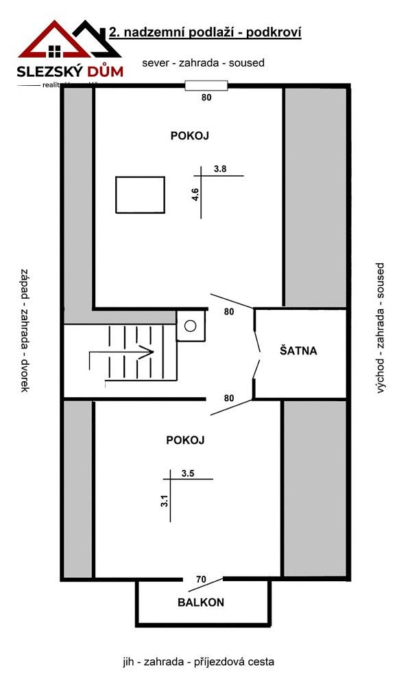Prodej rodinný dům - Nádražní, Jablunkov, okres Frýdek-Místek, 72 m² - 5