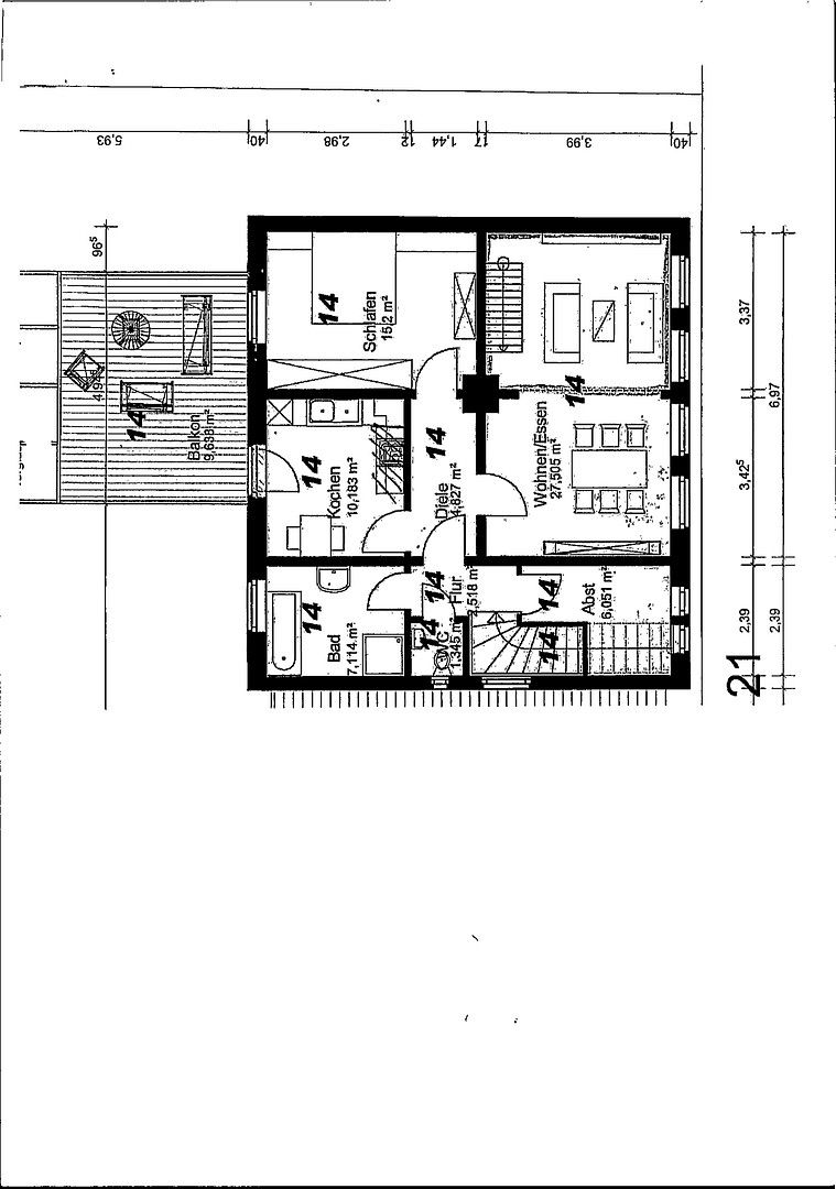 2+kk, Delmenhorst Delmenhorst Niedersachsen 27749, 113 m² - 2
