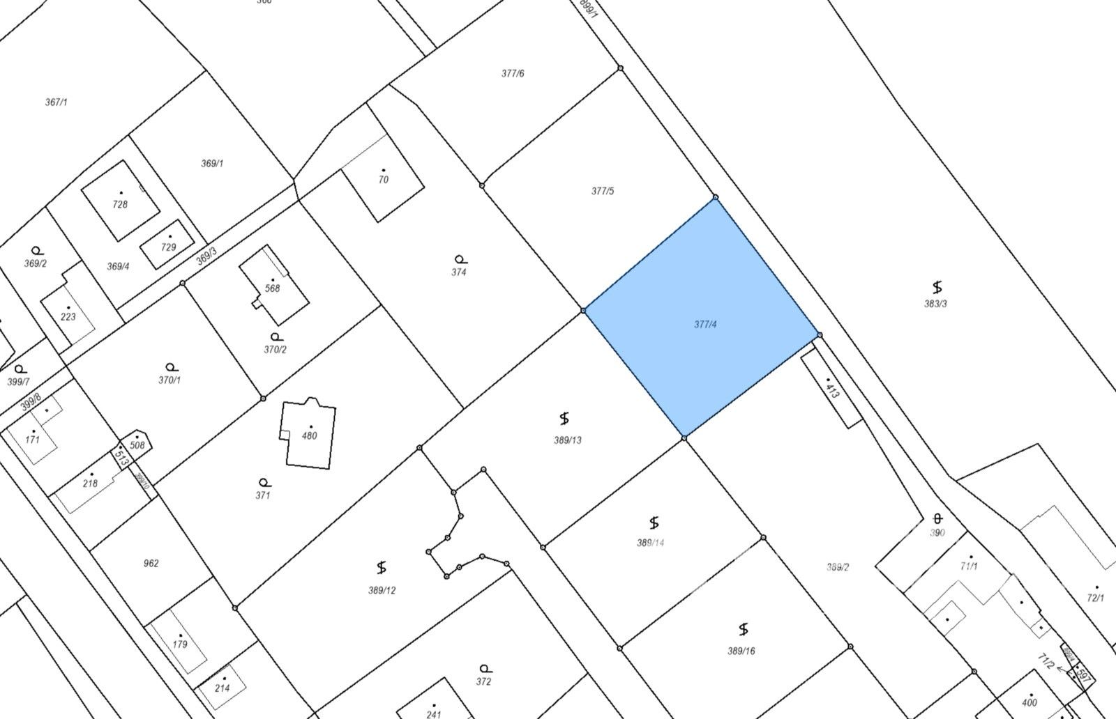 Prodej pozemek pro bydlení - Kly, 1 283 m²