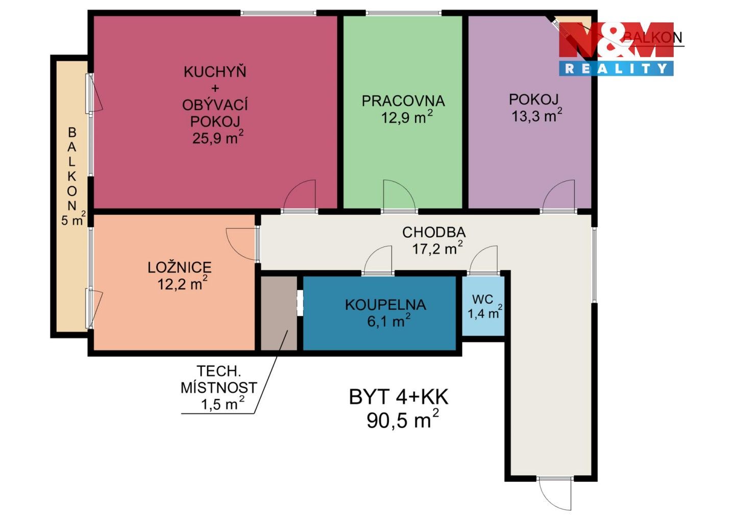 Prodej byt 4+kk - Hybešova, Svitavy, 103 m² - 5