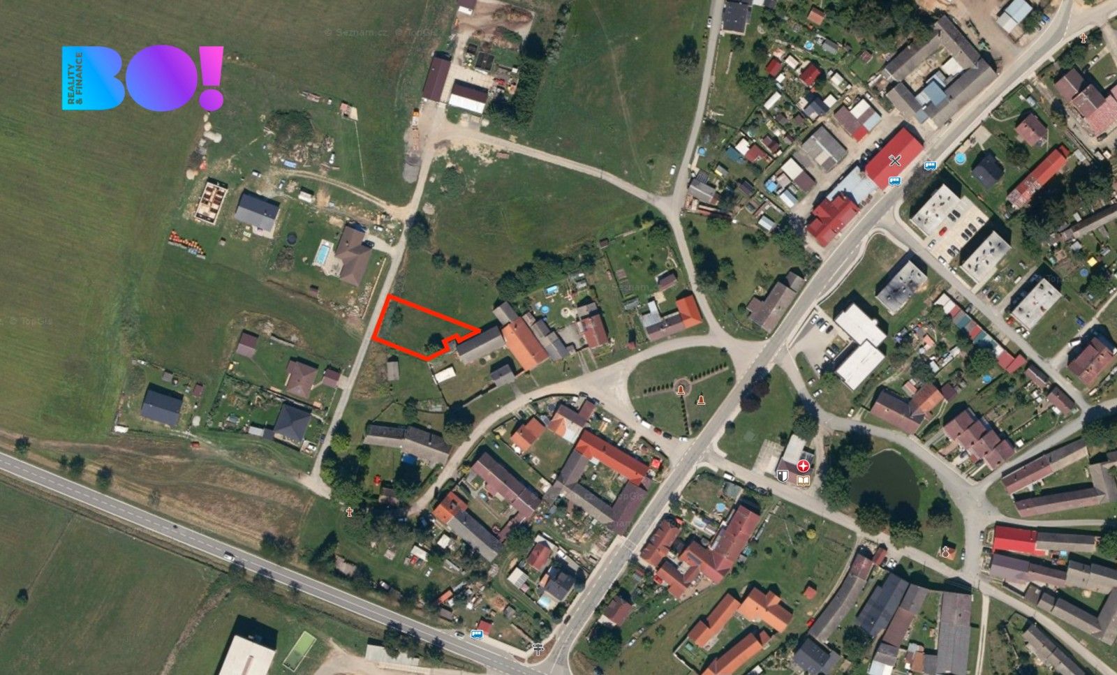 Pozemek pro bydlení, 881 m²