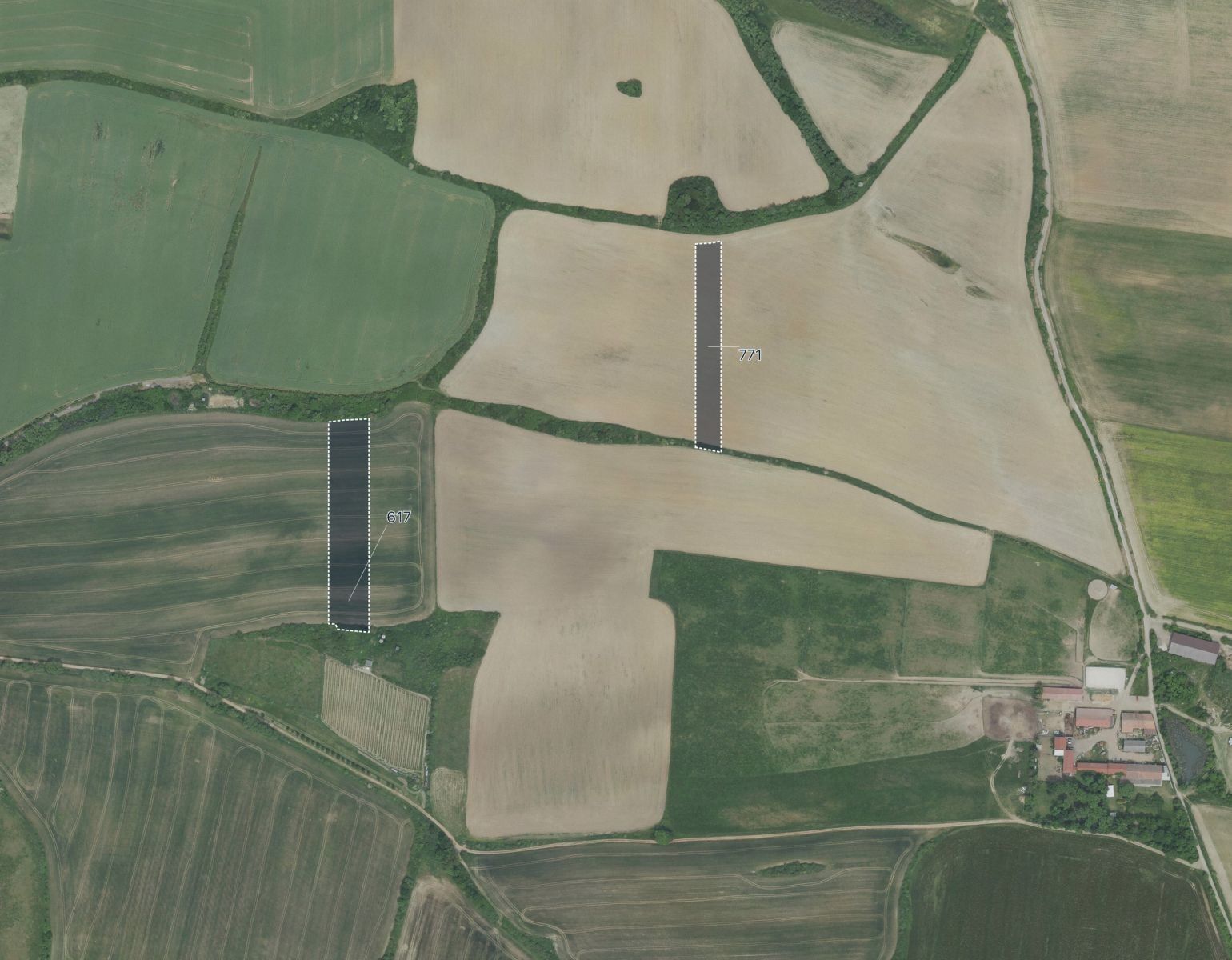 Zemědělské pozemky, Otmíče