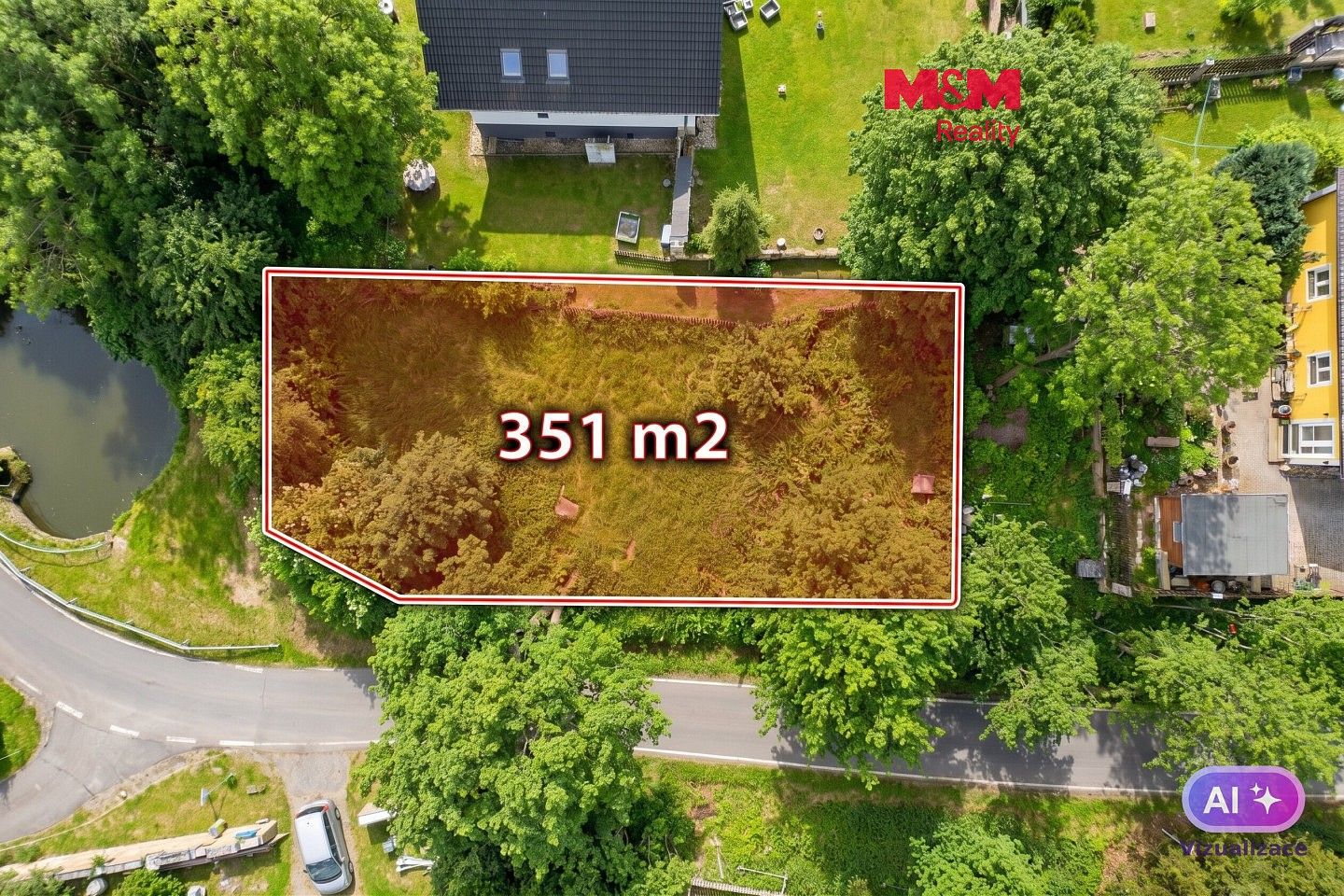 Pozemek pro bydlení, 351 m²