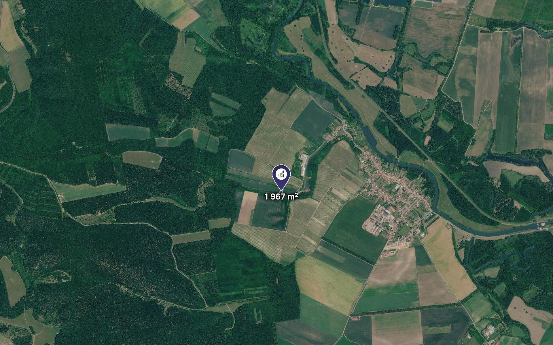 Zemědělské pozemky, Bulhary, 1 967 m² - 2