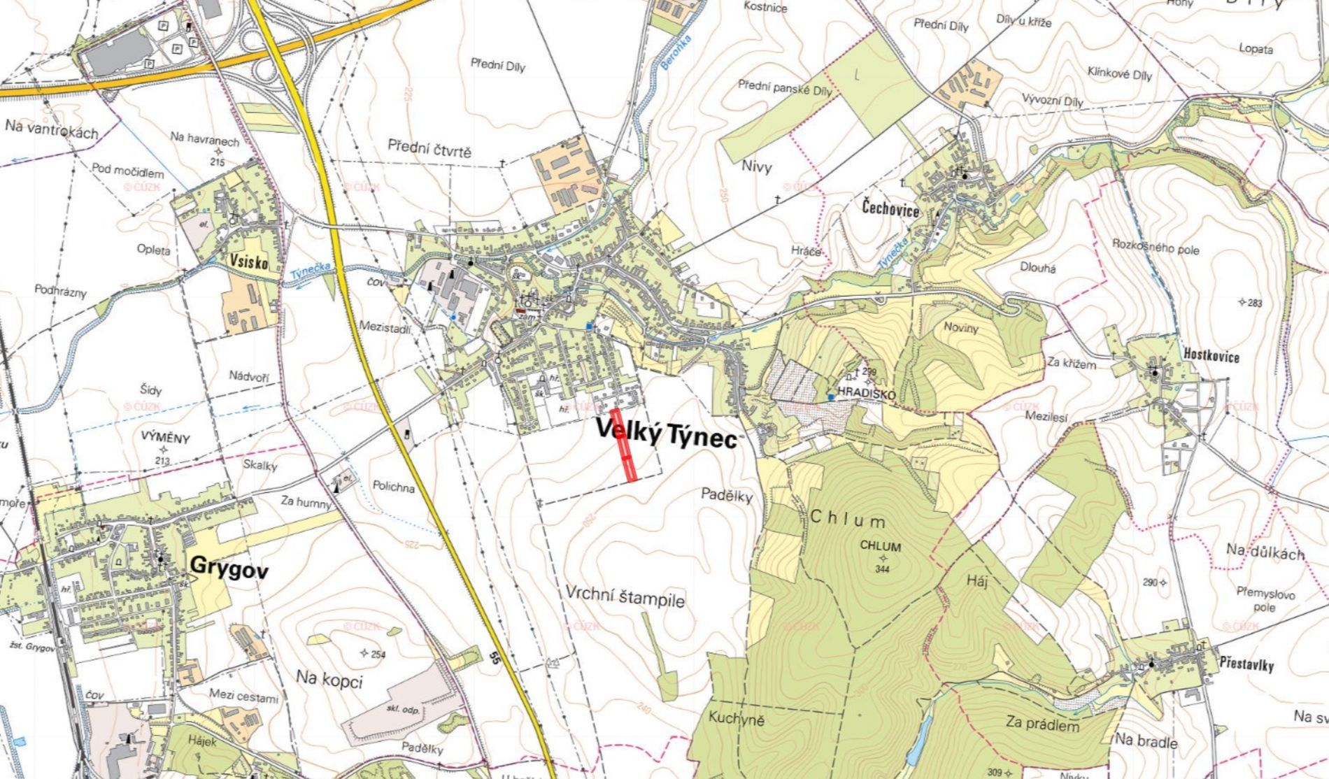 Prodej zemědělský pozemek - Velký Týnec