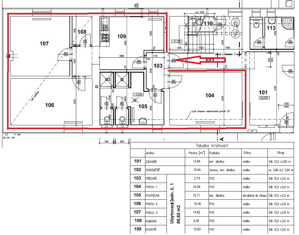 3+1, Studenec, okres Semily, Liberecký kraj, 80,6 m² - 2