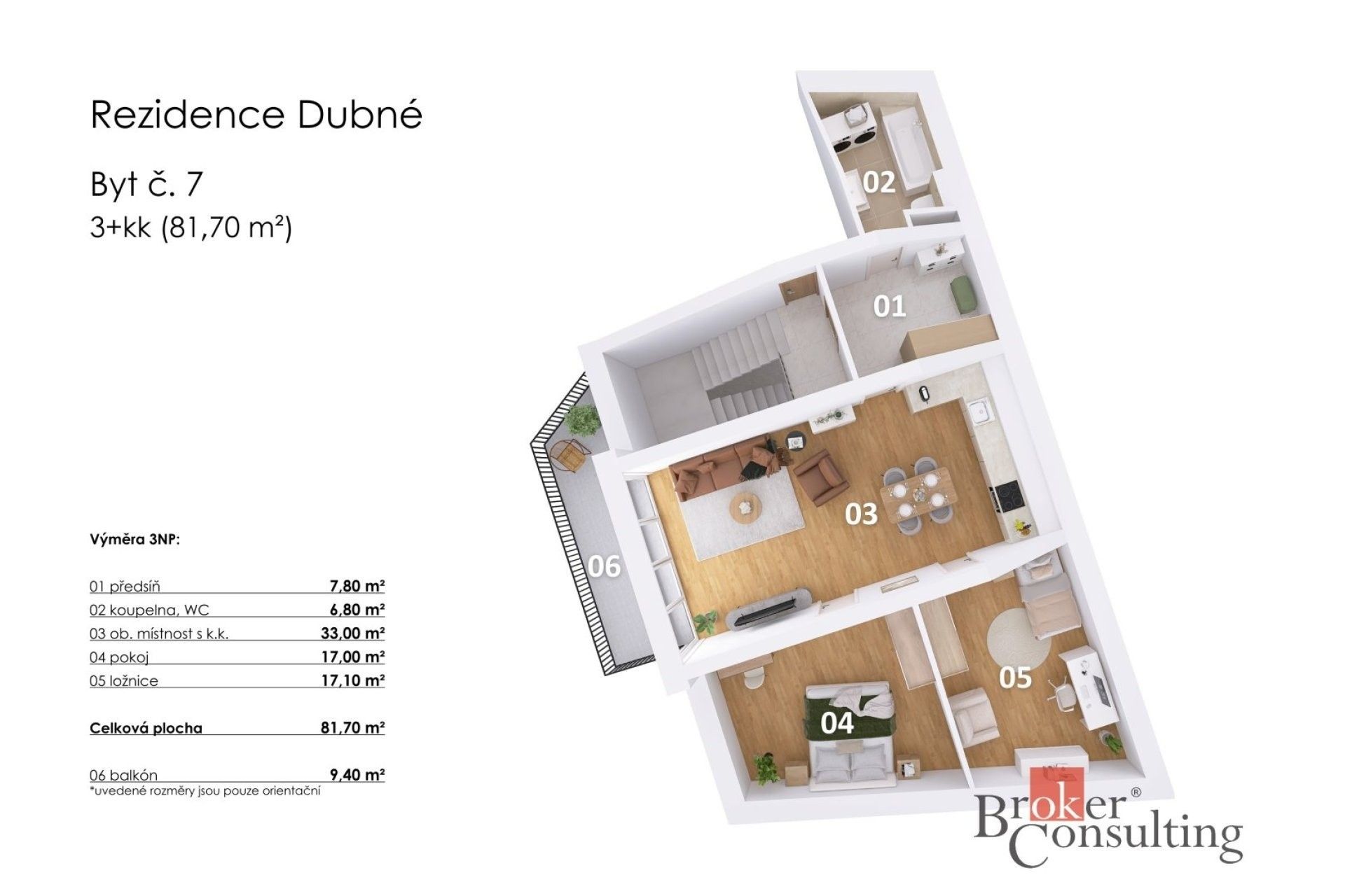 3+kk, Dubné, 82 m² - 2