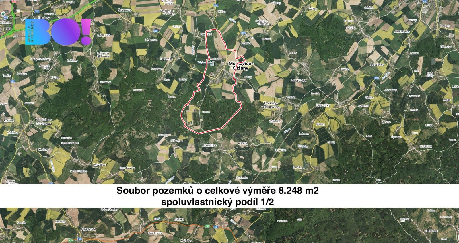 Zemědělské pozemky, Morkovice-Slížany, 4 124 m²