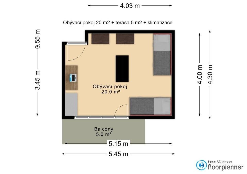 Pronájem byt - Štefánikova 102, Brno, 17 m²