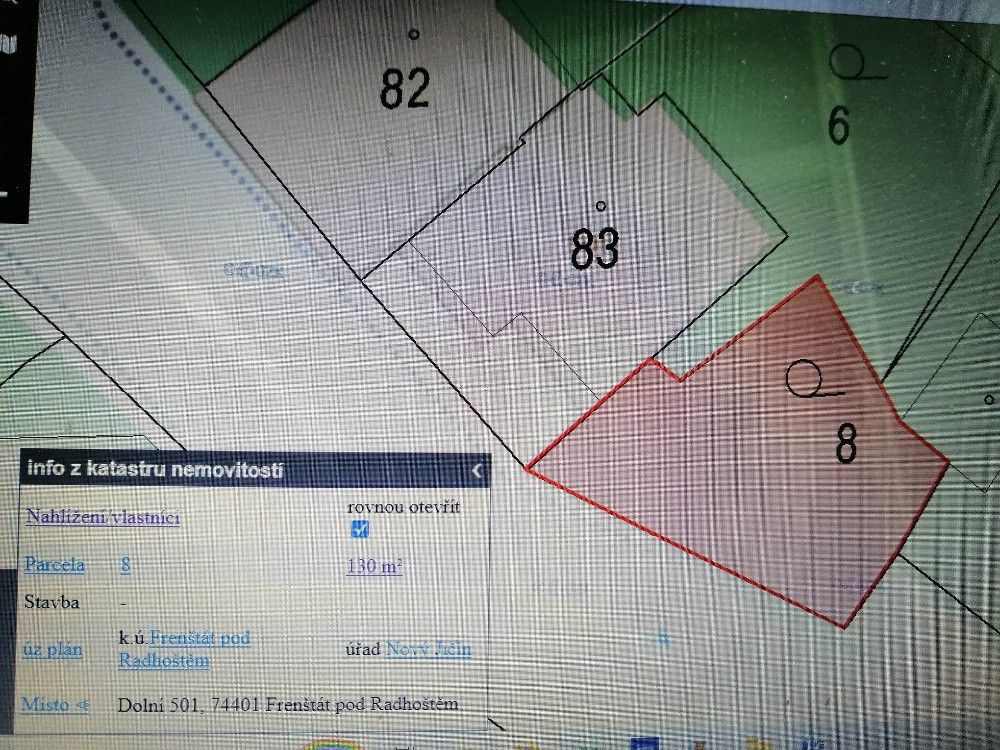Prodej pozemek pro bydlení - Frenštát pod Radhoštěm, 744 01, 130 m²