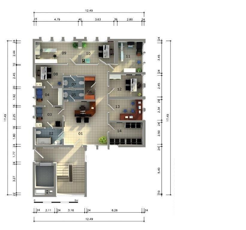 Kanceláře, , Hessen, 135 m² - 1