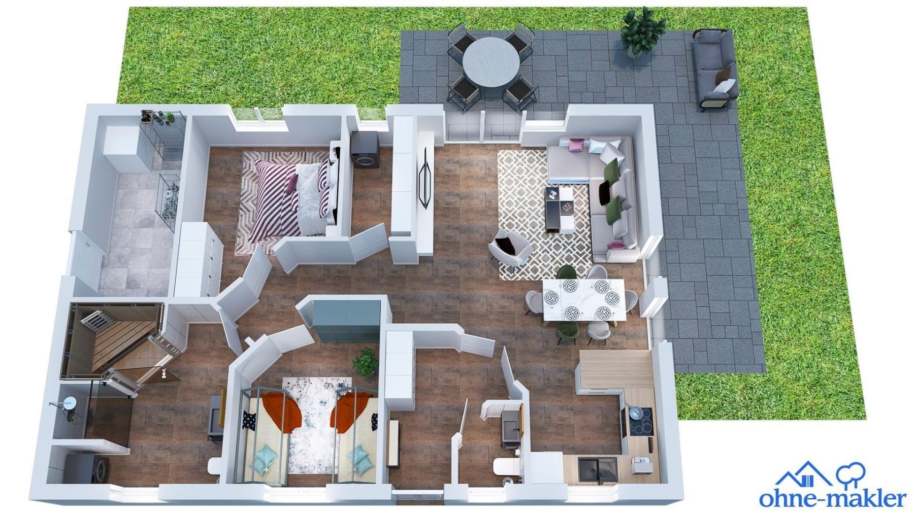 Rodinné domy, , Šlesvicko-Holštýnsko, 102 m² - 1
