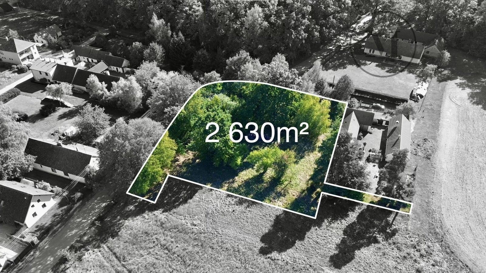 Pozemky pro bydlení, Třeboň Nová Hlína, 2 630 m² - 1