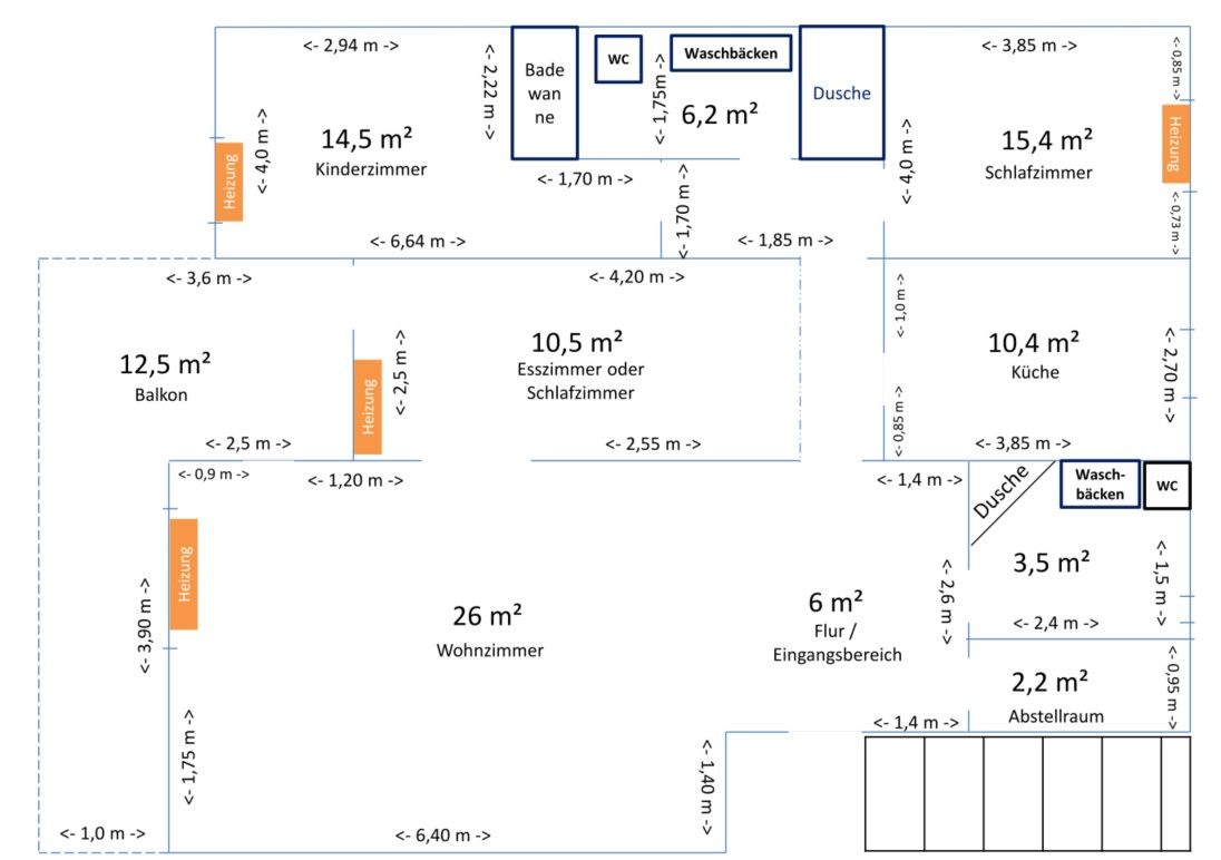 4+1, An der Zeche Heinrich 11 Essen Überruhr-Holthausen Nordrhein-Westfalen 45277, 107 m² - 2