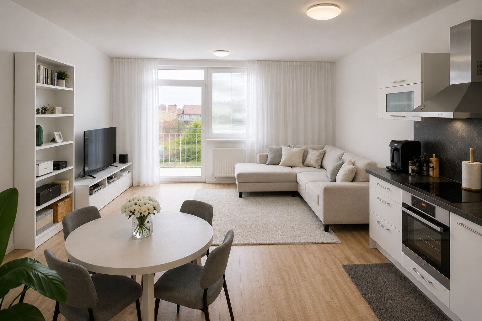 2+kk, Pod Harfou, Praha - Vysočany, 54 m² - 1