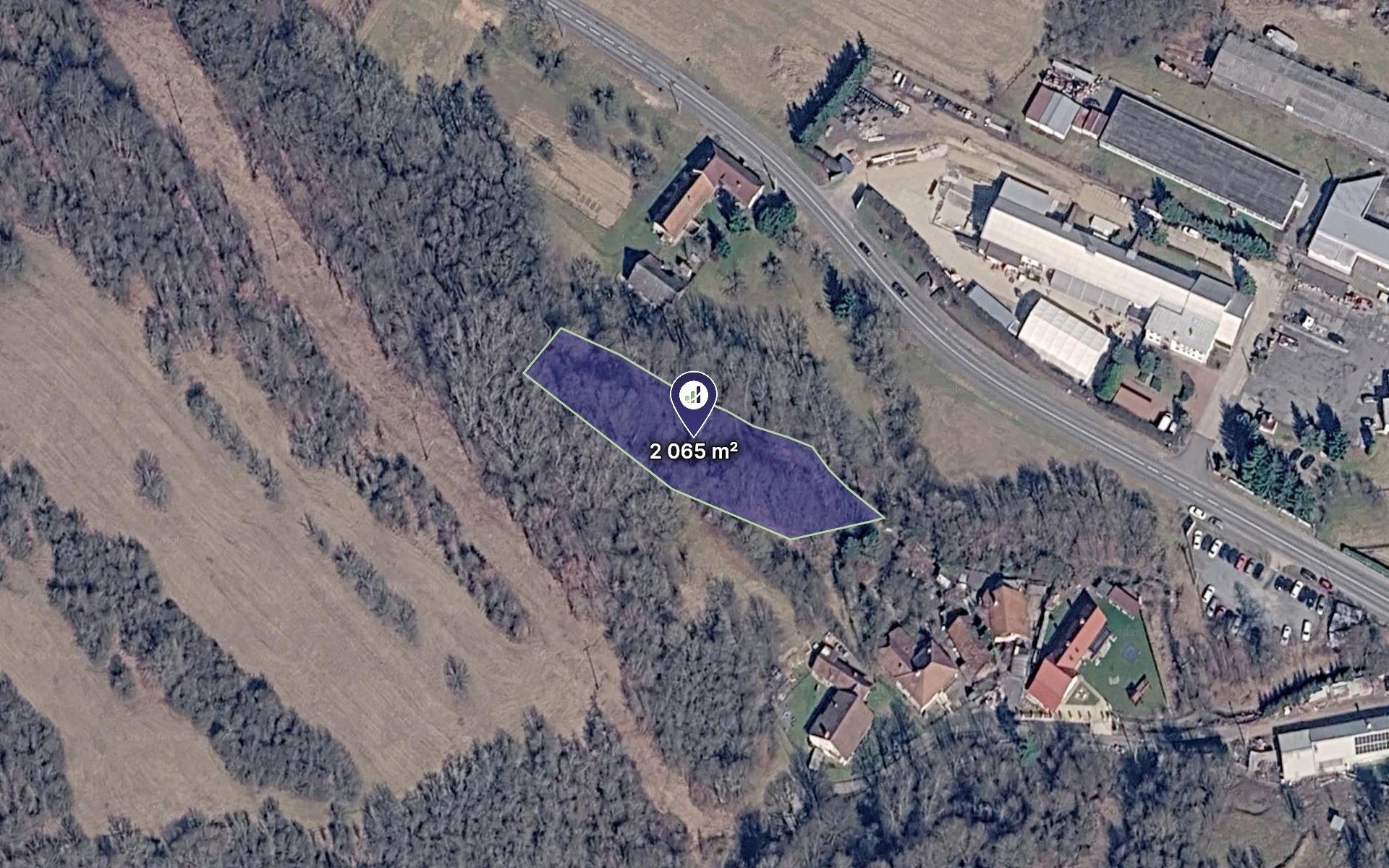 Lesy, Hřivínův Újezd, 1 033 m²