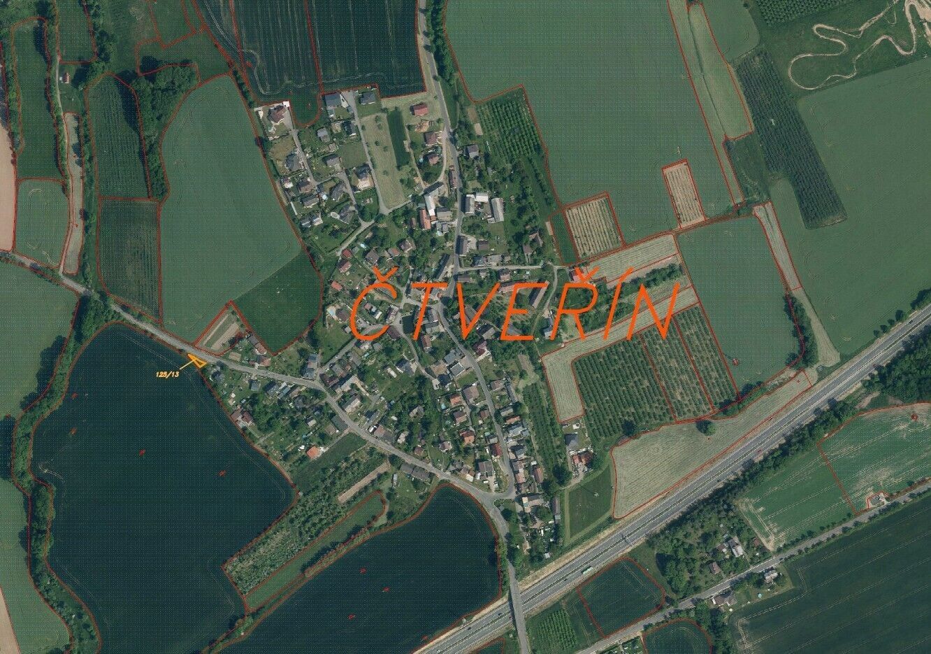 Prodej pozemek - Čtveřín, 83 m²