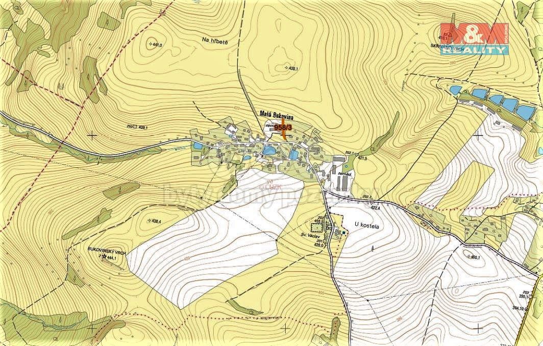 Prodej pozemek - Velká Bukovina u Děčína, 407 29, 124 m²