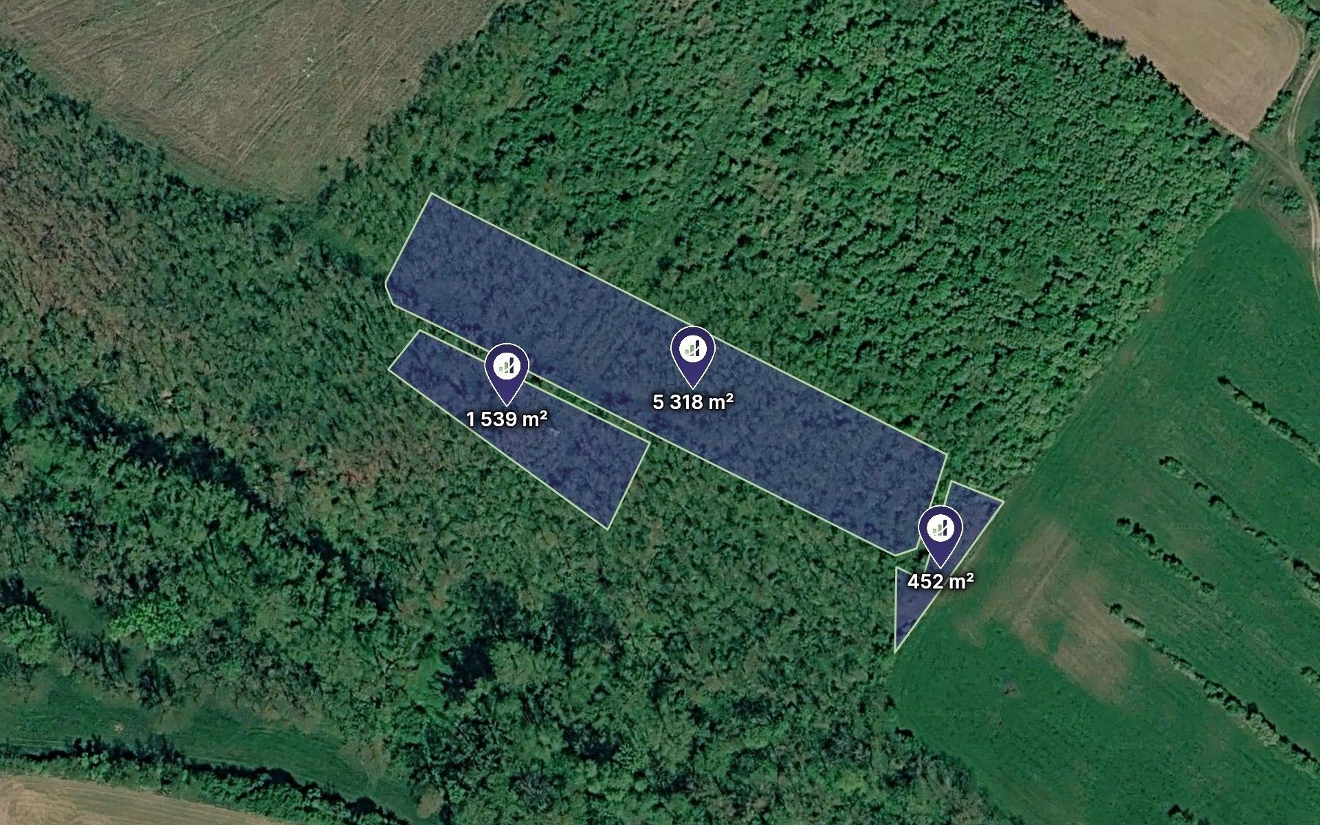 Ostatní, Němčičky, 2 436 m² - 1