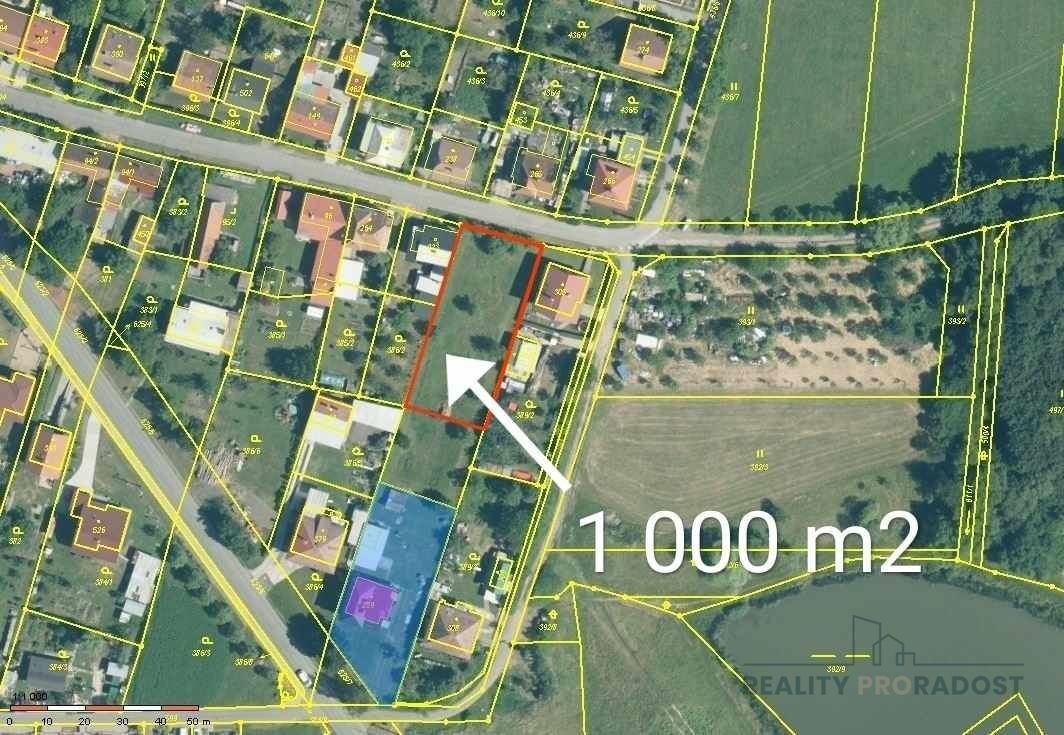 Prodej pozemek pro bydlení - Přílepy, 1 000 m²