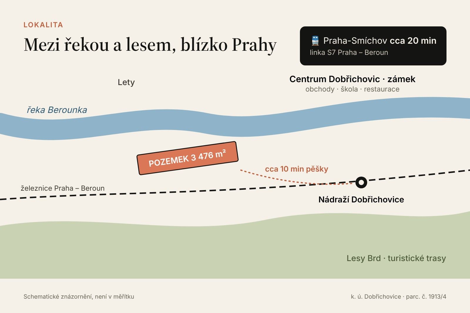 Prodej louka - Dobřichovice - Dobřichovice, Středočeský kraj - 2