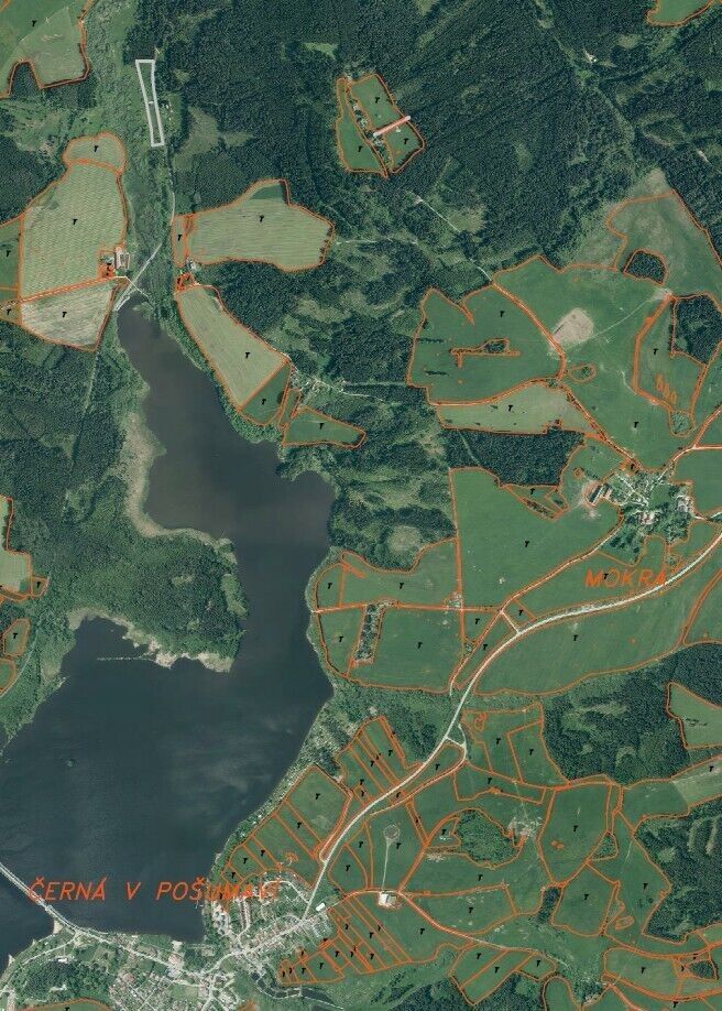 Zemědělské pozemky, Černá v Pošumaví, 16 m²