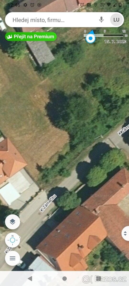 Stavební pozemek, Bystřice nad Pernštejnem – pohled 2