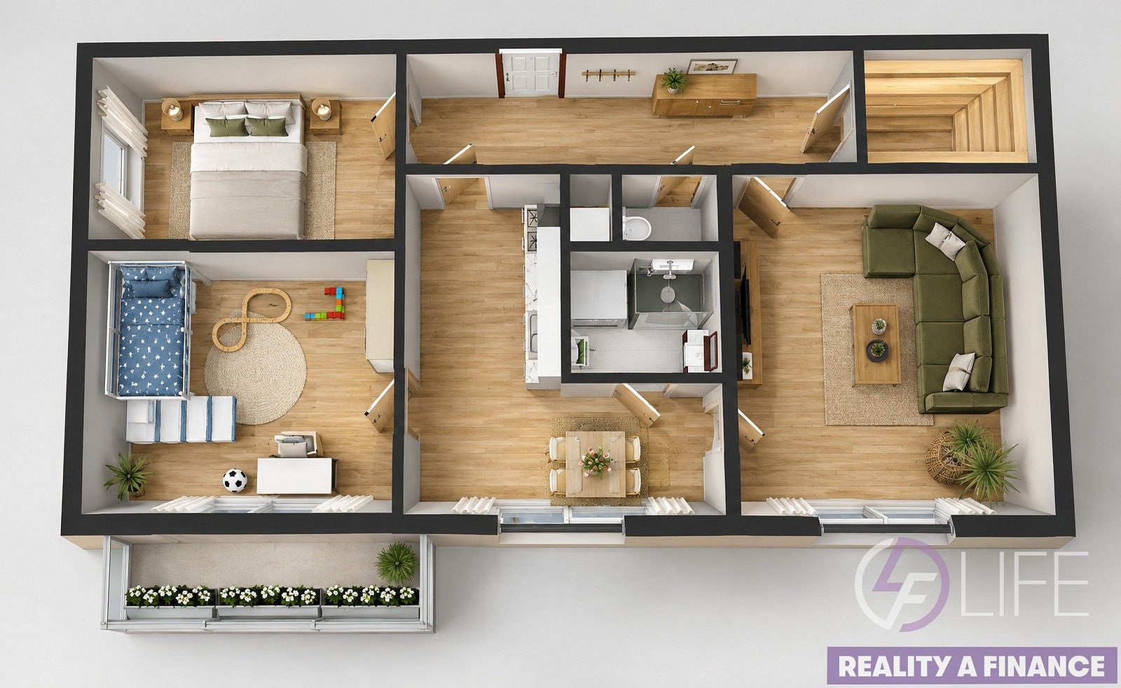 3+1, Pod Lipou, Hořice, okres Jičín, 75 m² - 2