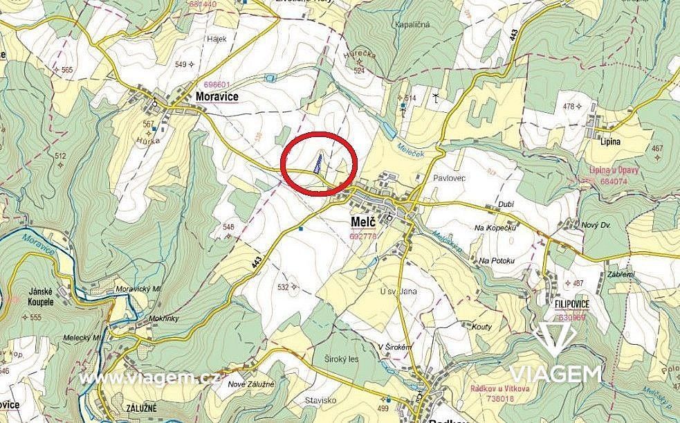 Zemědělský pozemek, 6 764 m²