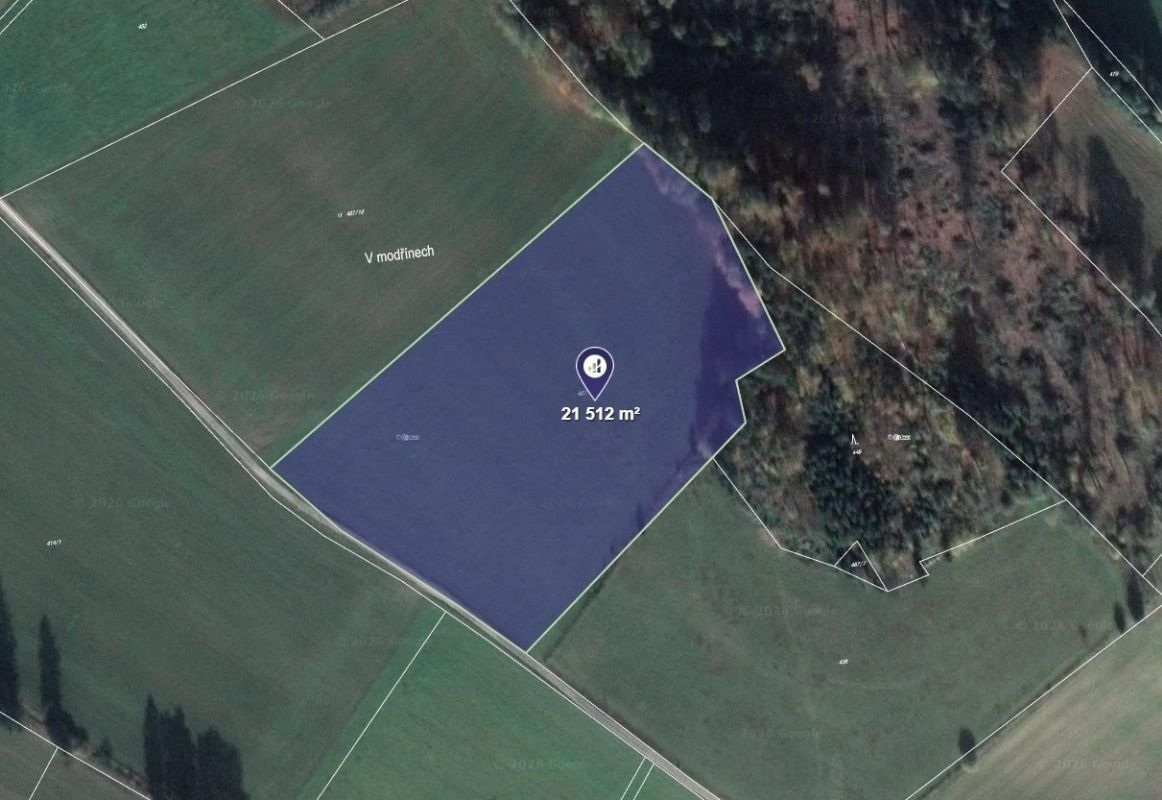 Zemědělský pozemek, 21 512 m²