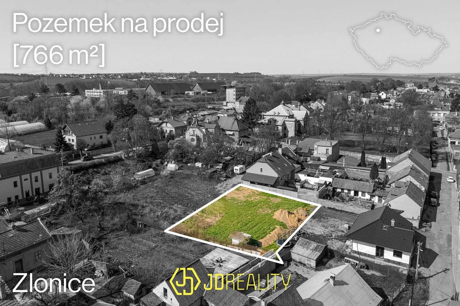 Pozemek pro bydlení · Zlonice, okres Kladno, Středočeský kraj - 3