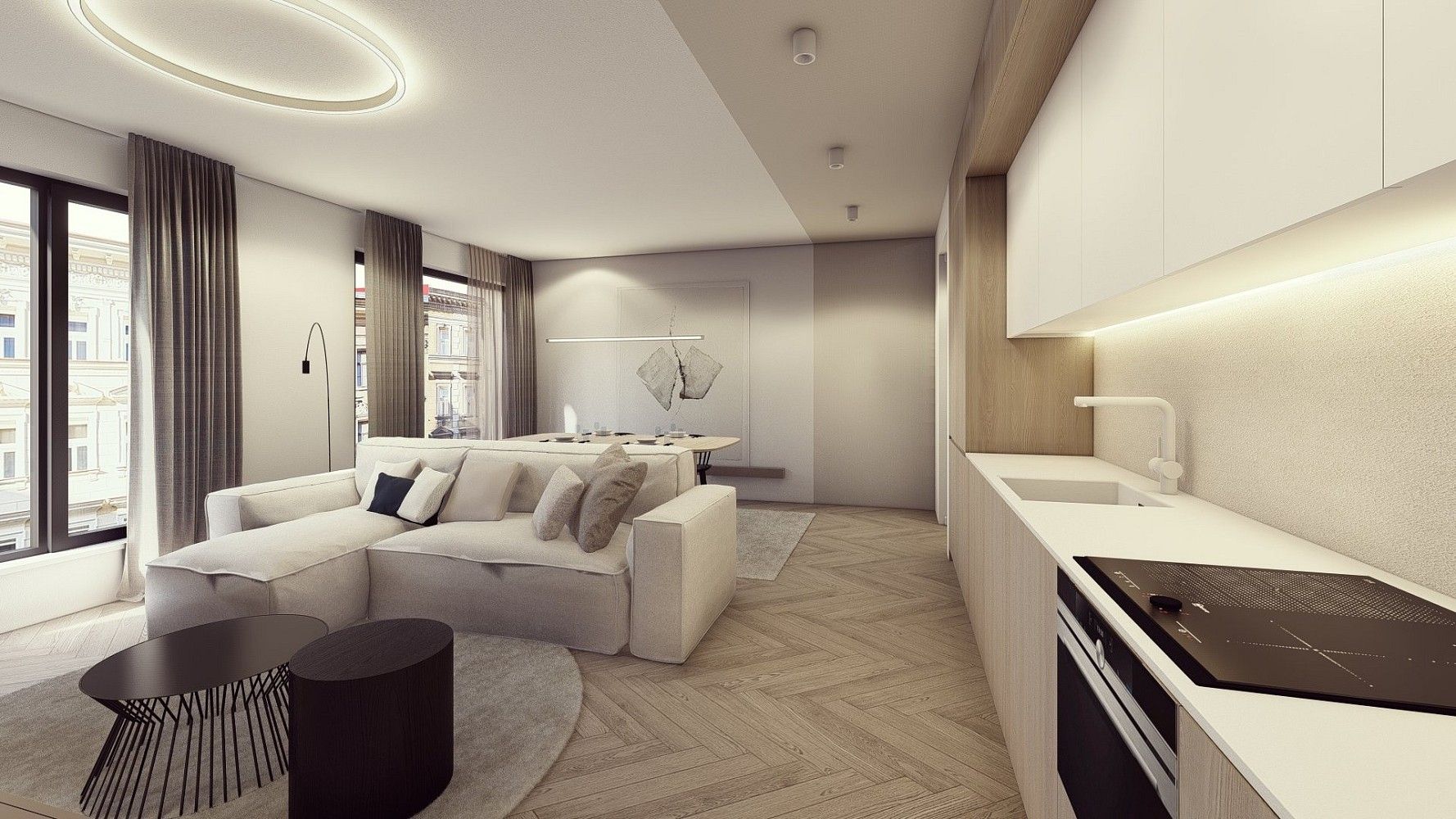 Byt 3+kk · 73 m² · Praha - Karlín, okres Praha 8, Hlavní město Praha - 3