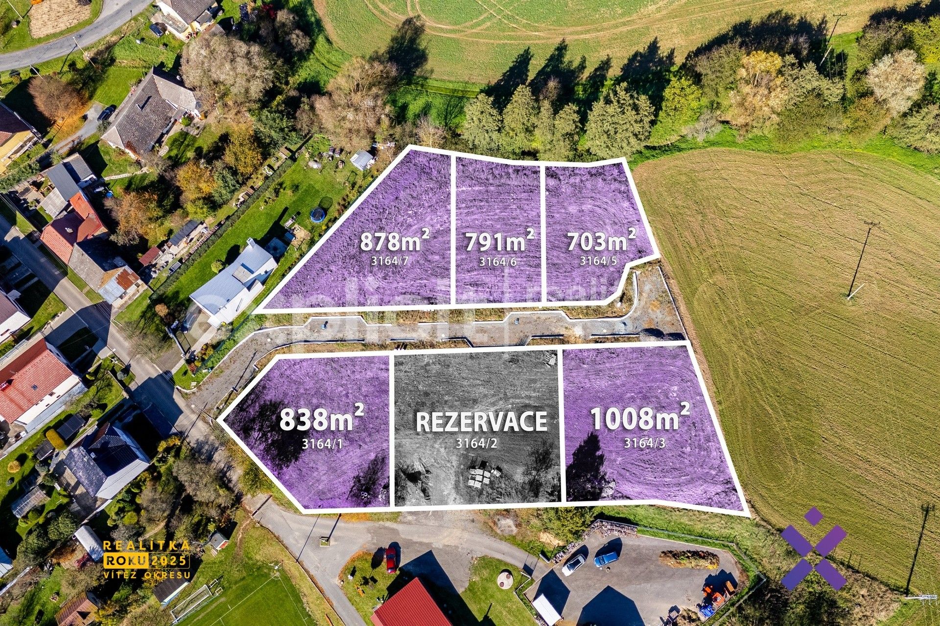 Pozemky pro bydlení, Lubná, 703 m²