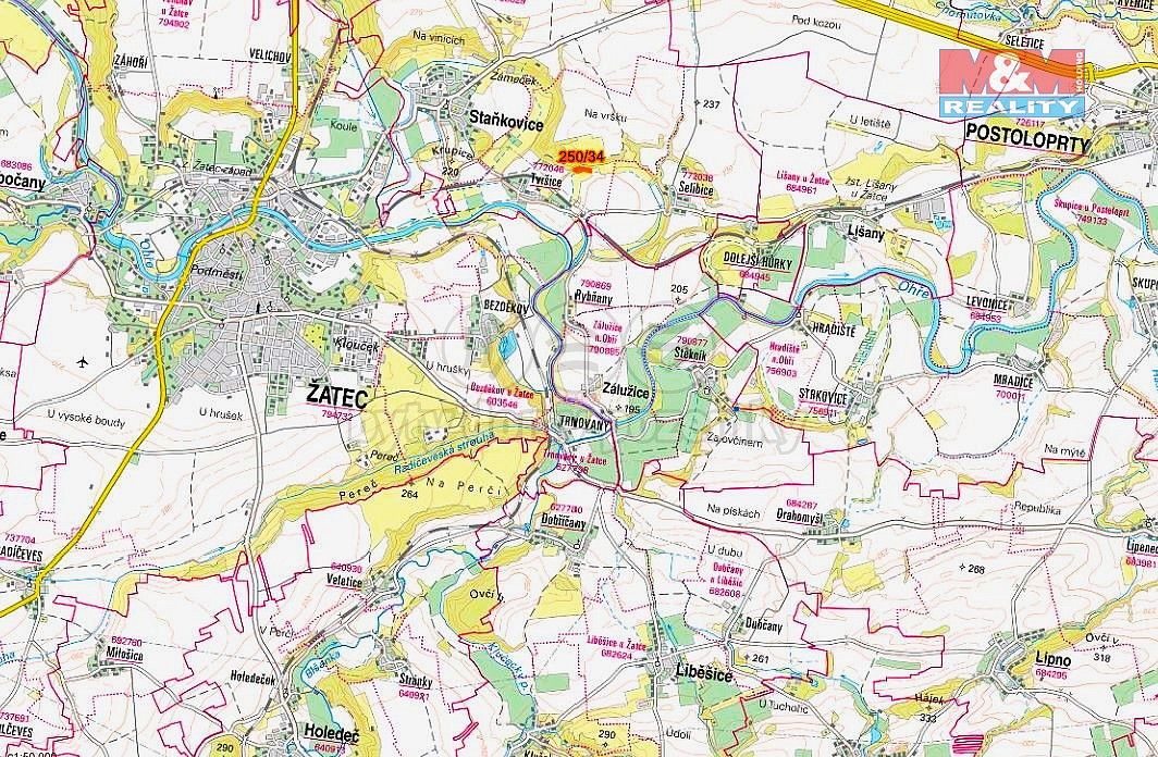Prodej zemědělský pozemek - Staňkovice, okres Louny - 5
