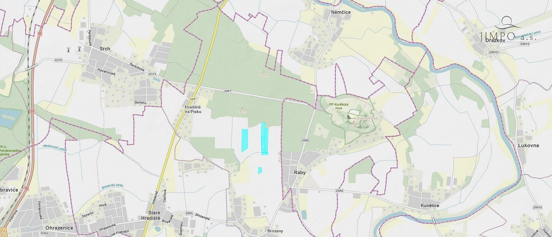 Zemědělské pozemky, Staré Hradiště - Brozany, okres Pardubice - 2