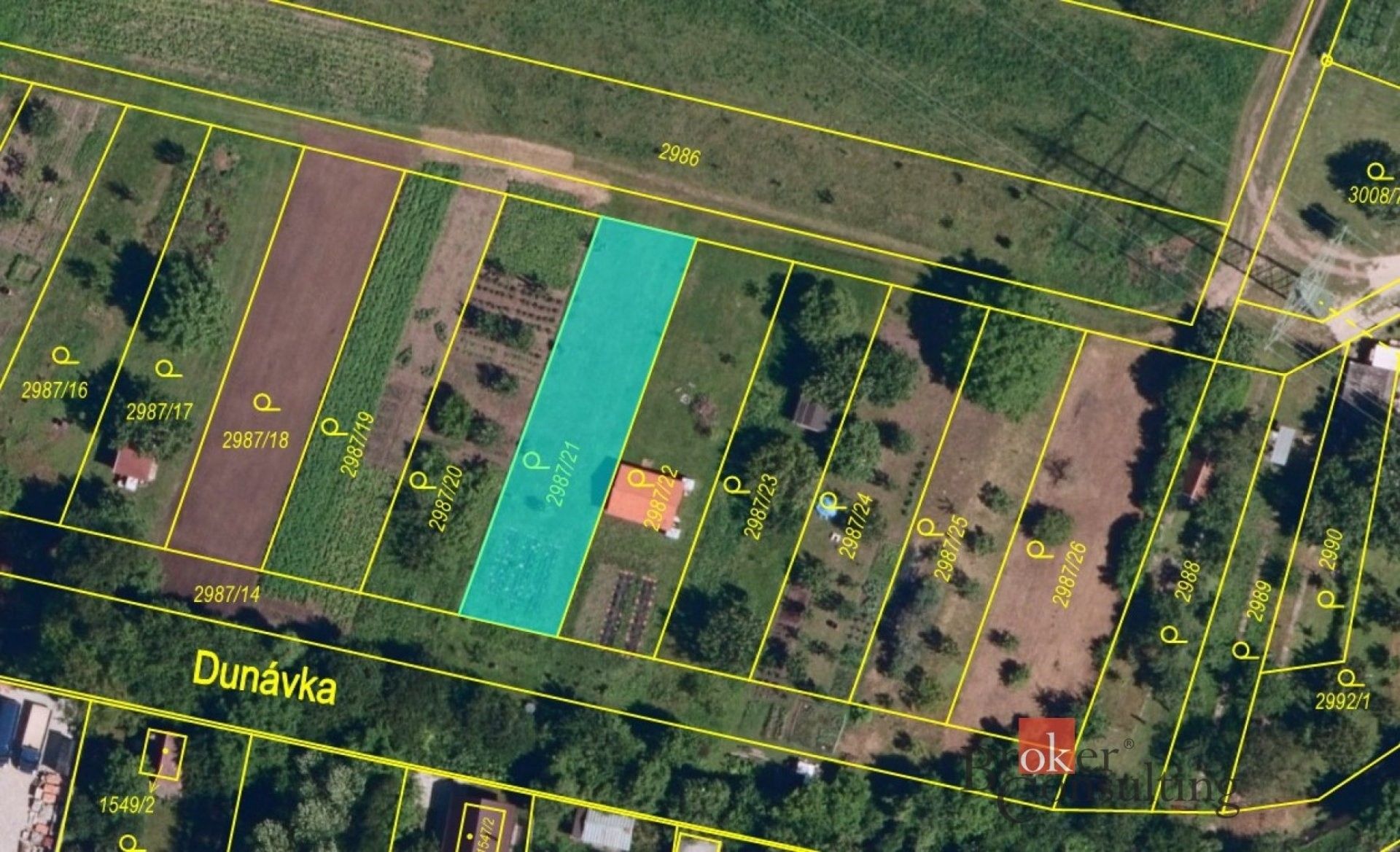 Zahrady, Sokolnice, 420 m²