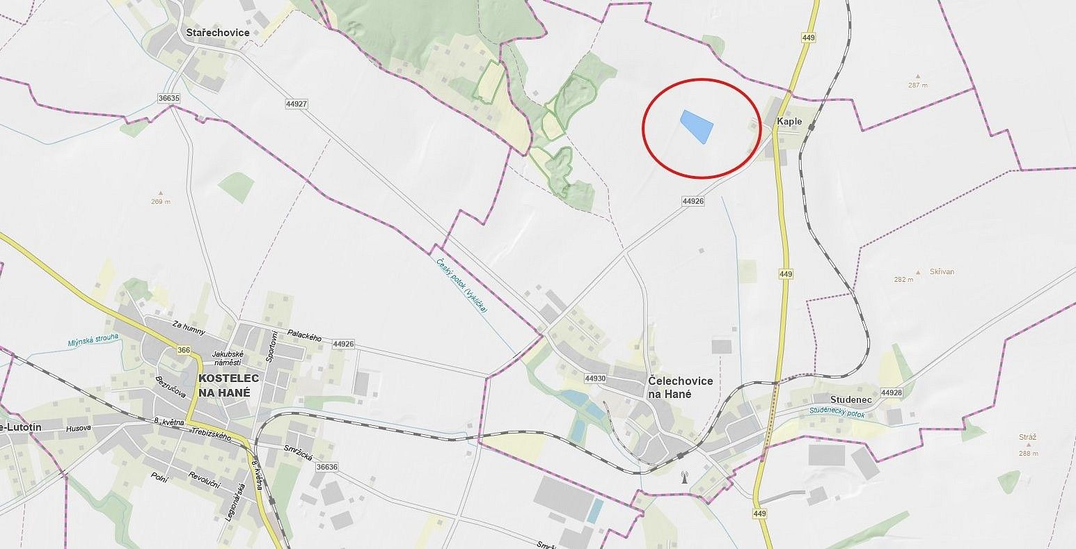 Zemědělské pozemky, Čelechovice na Hané, okres Prostějov, Olomoucký kraj - 1