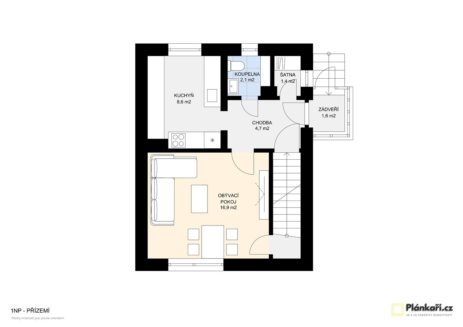 Prodej rodinný dům - Okružní, Zruč nad Sázavou, 113 m²