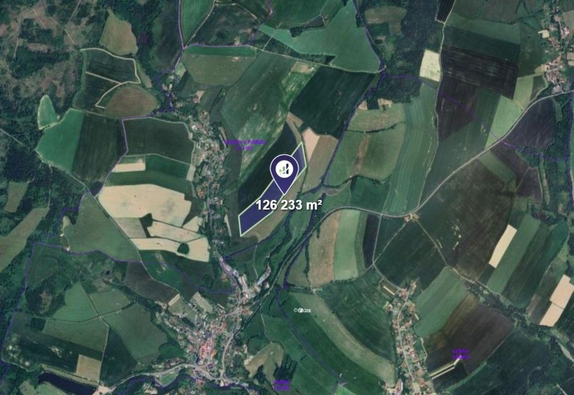 Zemědělské pozemky, Potštát, 126 233 m² - 2