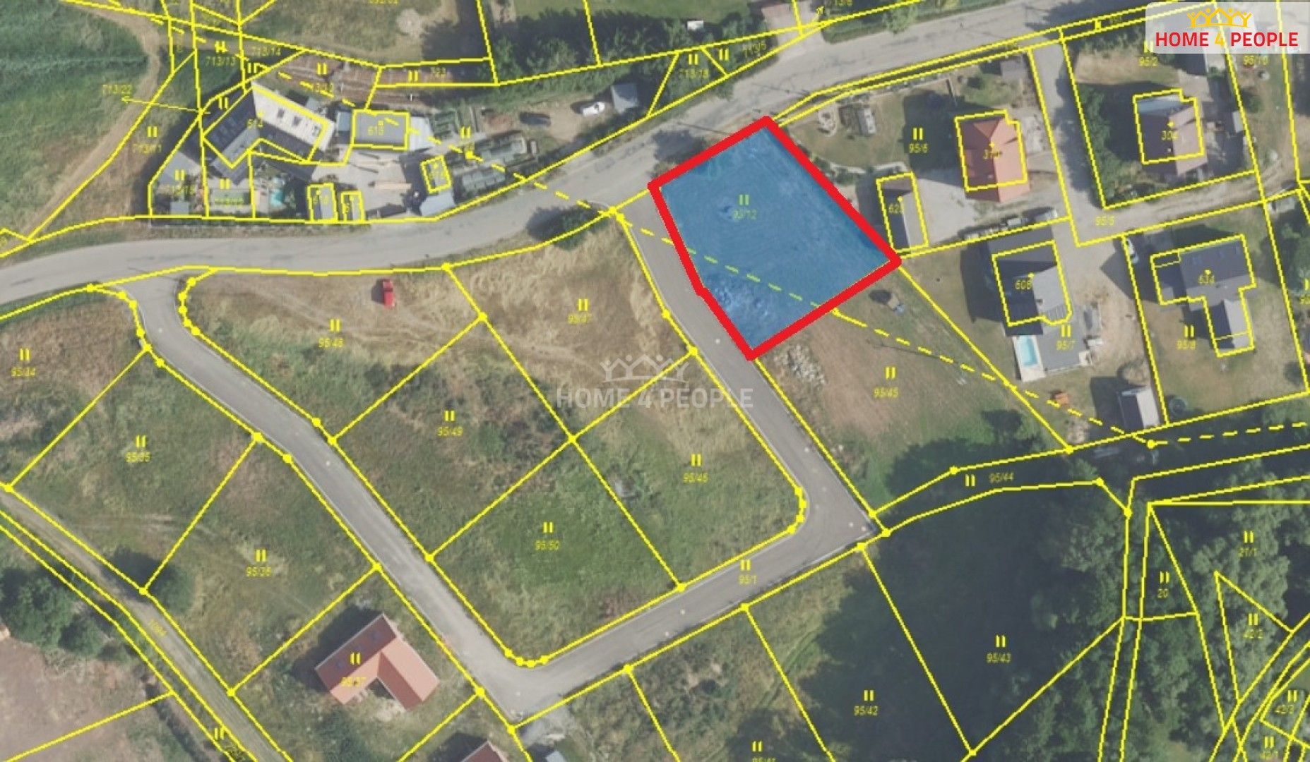 Pozemky pro bydlení, Čím, 854 m²