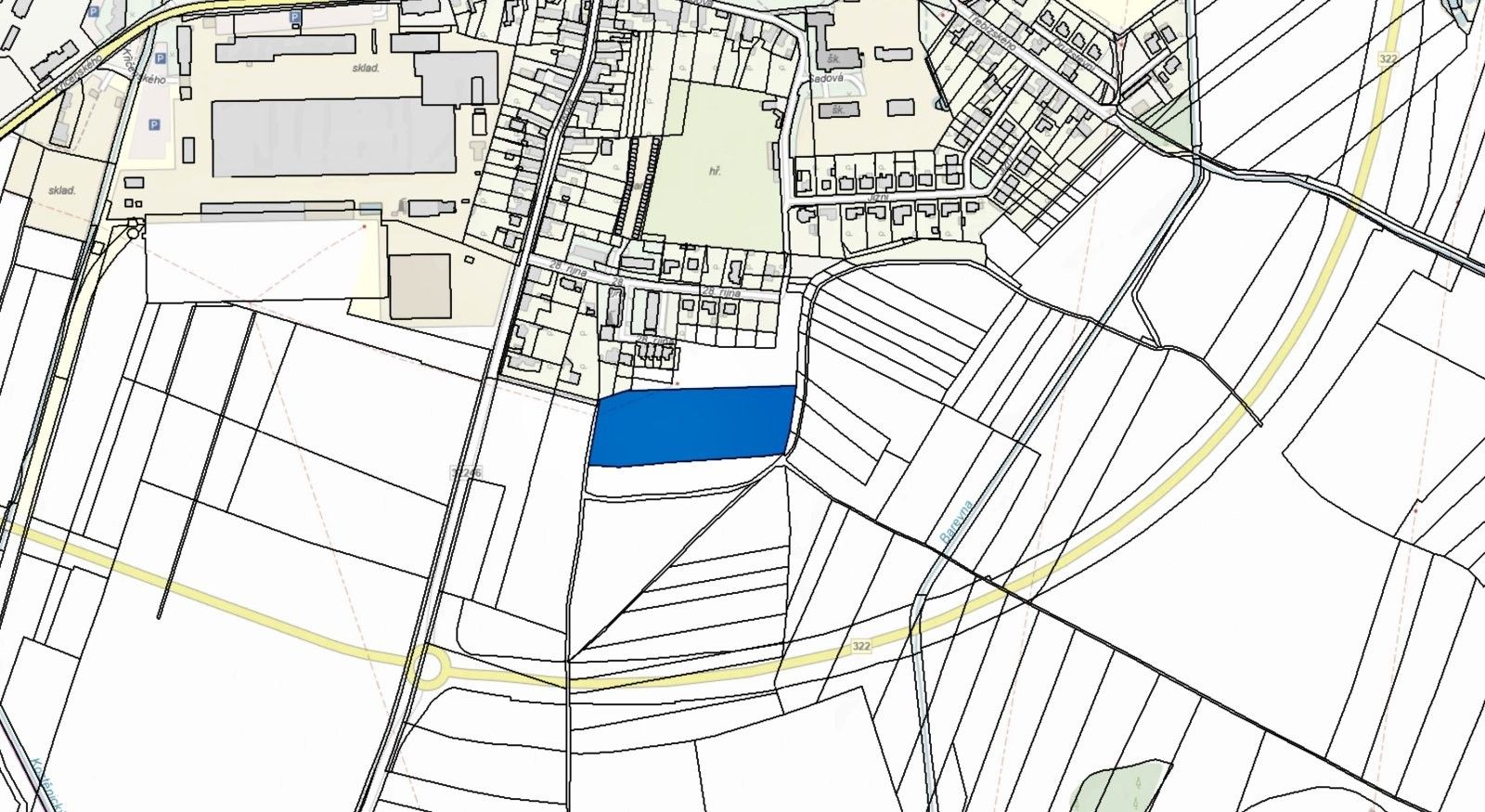 Prodej pozemek pro bydlení - 28. října, Dašice, 14 166 m²