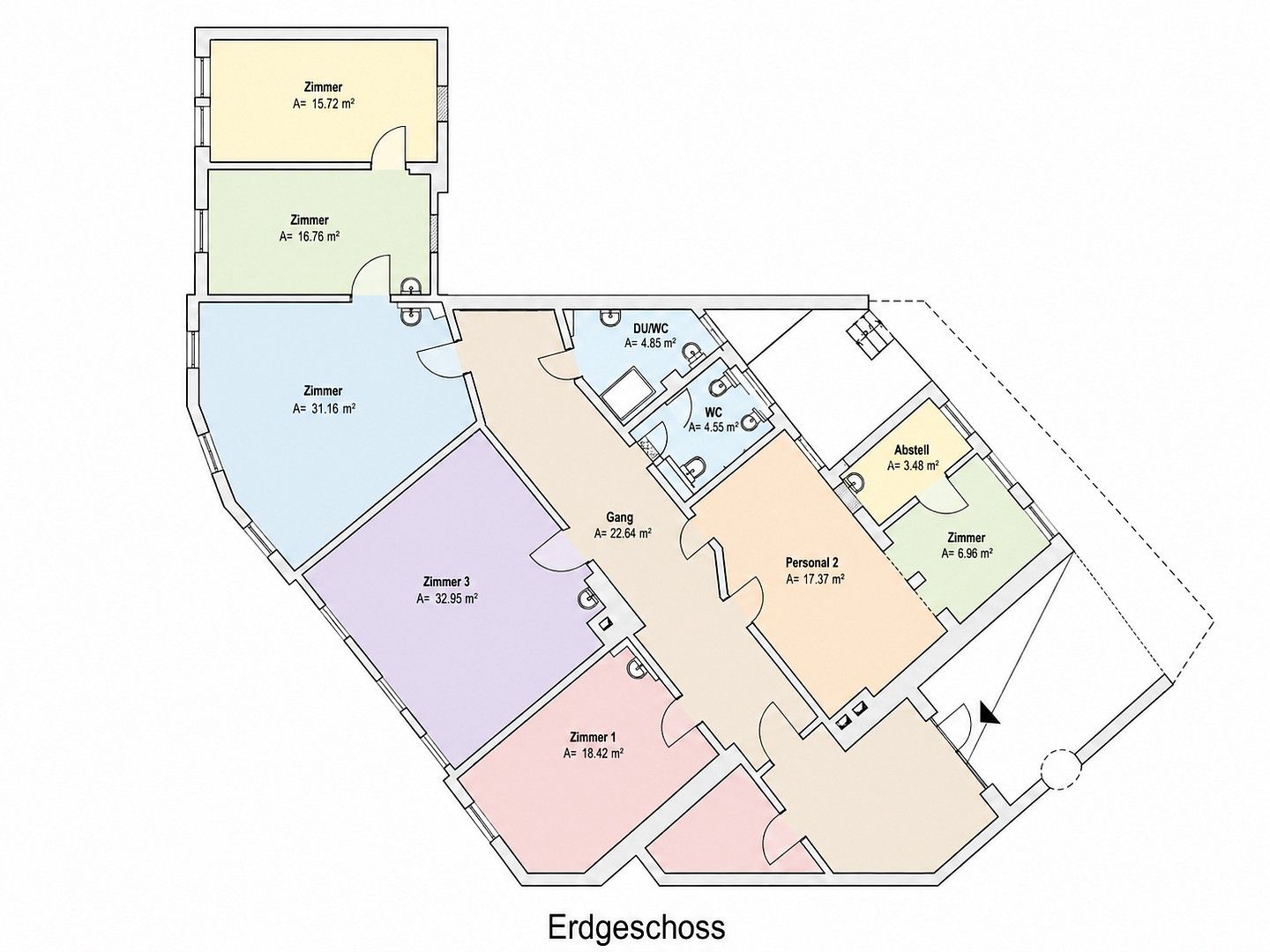 Kanceláře, Homburger Platz 5, , Durynsko, 175 m² - 2