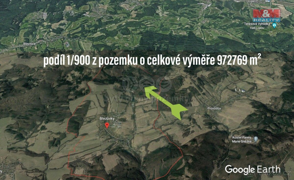 Lesy, Březůvky, 763 45, 1 081 m²