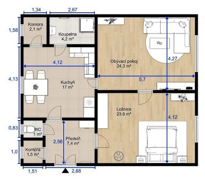 Pronájem byt - Brno, okres Brno-město, Jihomoravský kraj, 81 m² - 5