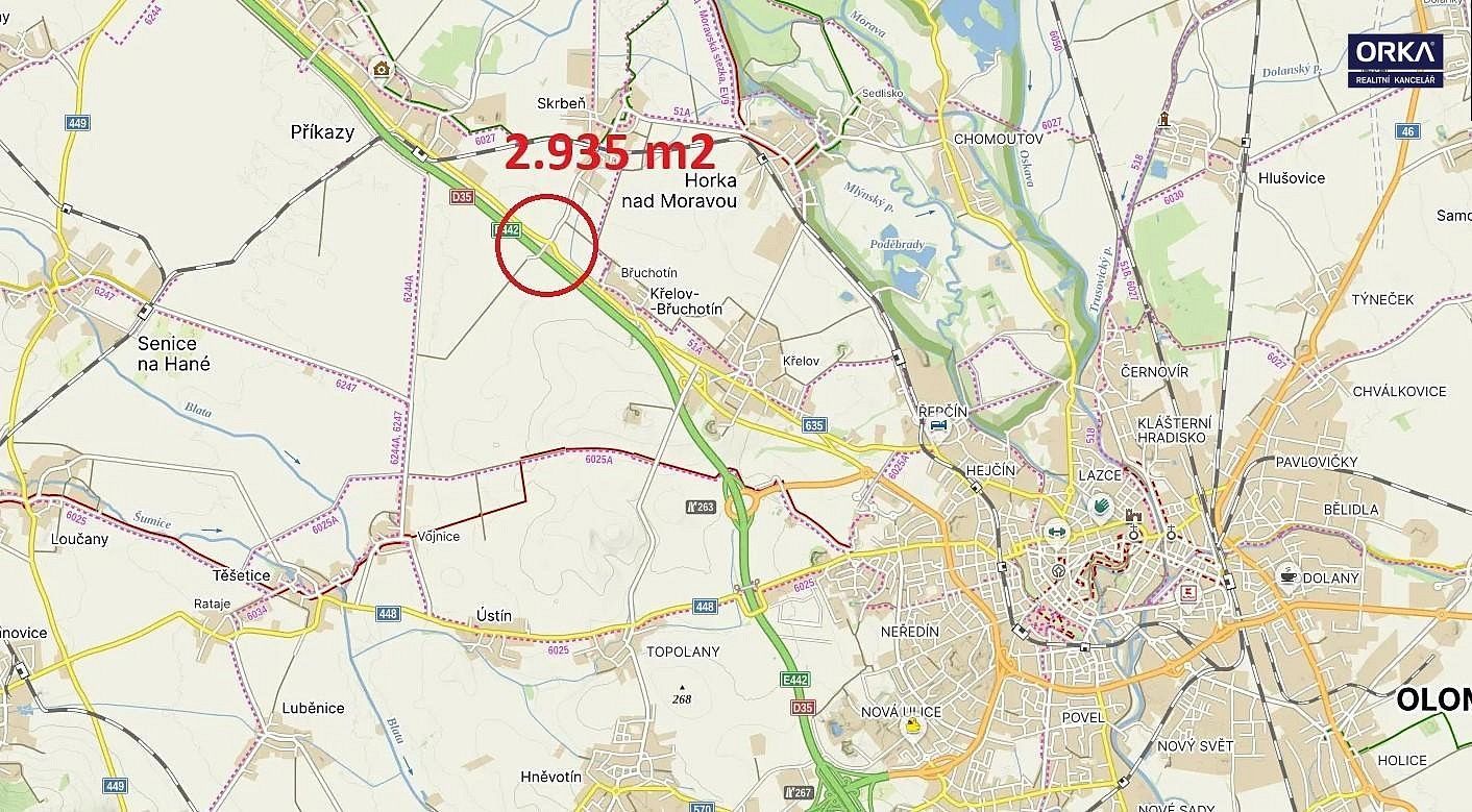 Komerční pozemky, Skrbeň, okres Olomouc, Olomoucký kraj - 1