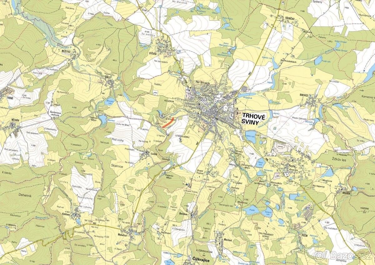 Prodej pozemek pro bydlení - Trhové Sviny, 374 01